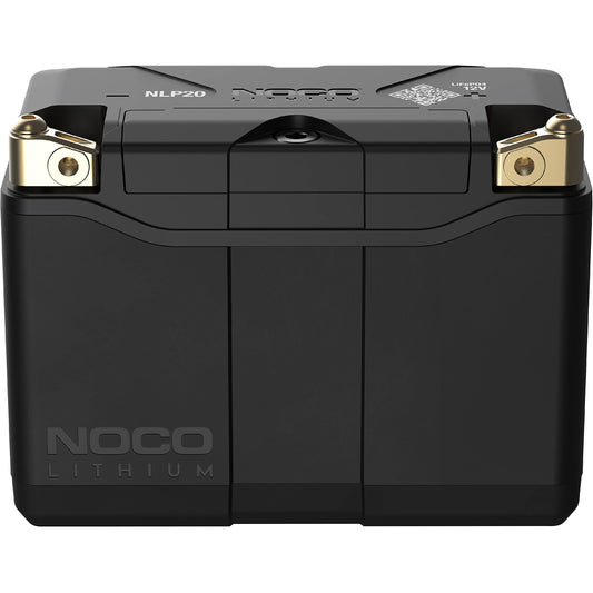NOCO NLP20 Lithium Batterie 12V – Powersport Motorradbatterie, wartungsfrei, 600A Startstrom