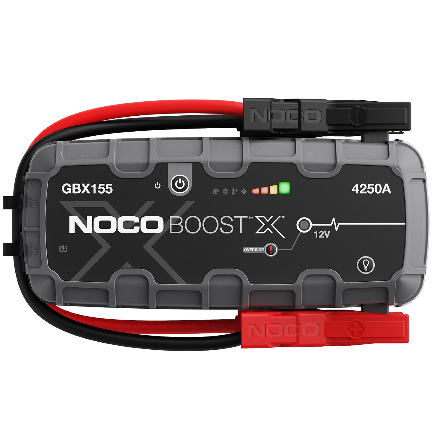 NOCO Boost X GBX155 Starthilfe 4250A – 12V Lithium Powerbank mit USB-C für Benzin bis 10L