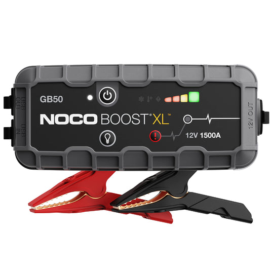 NOCO Boost GB50 Starthilfe 1500A – Lithium Auto Starthilfegerät Powerbank 12V für Benziner & Diesel